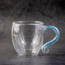 Load image into Gallery viewer, Coffee Mug Crystal Glass Cup Luxury Double Layers Milk Cup Tea Water Bottle Rhinstones Drinkware H1124