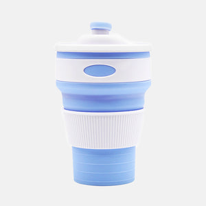 Portable Silicone Cup Hot FoldingTelescopic Multi-function Collapsible Drinking Coffee Cup Foldable Silica Mug Travel Cute Mugs